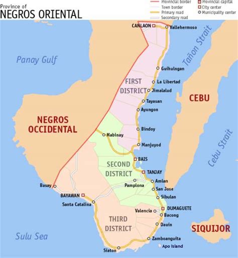Dumaguete Map .